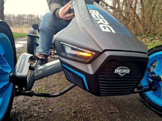 Дитячий велокарт Berg Rally APX BFR Blue 24.40.02.00 з LED фарами і Soundbox