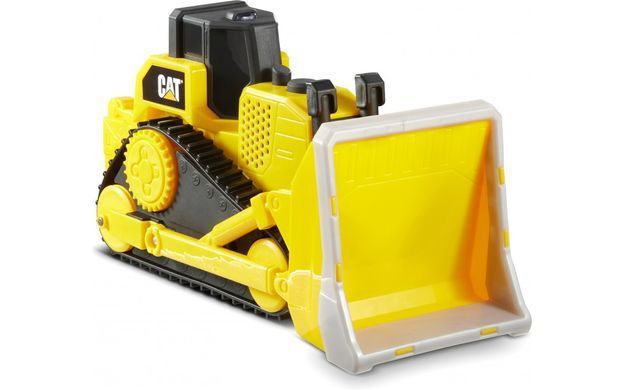 Машинка Cat Бульдозер (25 см) Tough Machines Bulldozer Funrise 82287 свет и звук
