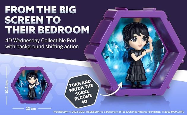 Коллекционная фигурка Венздей в школьной форме Wednesday Nevermore WOW! PODS 4D WOW! STUFF WED-1001-01