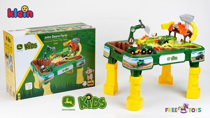Водный стол-песочница 2в1 John Deere Farm Sand and Water Play Table Theo Klein 3948