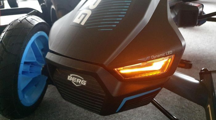 Дитячий велокарт Berg Rally APX BFR Blue 24.40.02.00 з LED фарами і Soundbox