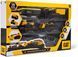 Залізниця CAT Будівельний експрес з міні-технікою Little Machines Power Tracks Train Set Funrise 82949 зі світлом