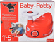Детский горшок с рулем и сигналом Baby Potty Big 56801 красный
