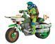Уценка Боевой транспорт с фигуркой Леонардо на мотоцикле Ninja Kick Cycle TMNT Playmates 83431