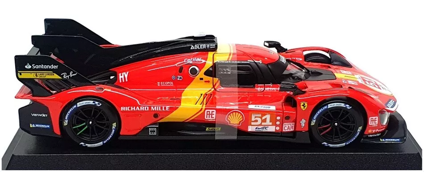 Металева машинка Ferrari 499P LMH (1:24) Bburago 18-26309