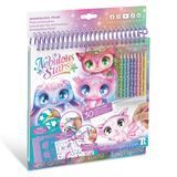 Набір для творчості Скетчбук Зоряні друзі Creative Sketchbook - Animoulous Fever Nebulous Stars 11141