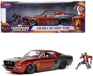 Машинка 1:24 Вартові Галактики 1967 Ford Mustang Shelby GT500 з фігуркою Зоряного лорда Jada Toys 253225019