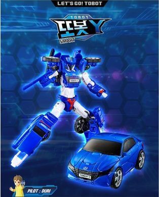 Робот-трансформер S5 New Smart Tobot Y автомобиль Hyundai Avante Young Toys 301163