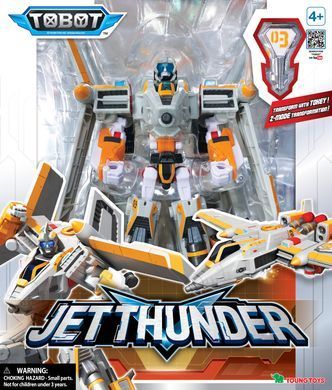 Робот-трансформер Tobot Джет Тандер Детективи галактики (3-й сезон) Young Toys 301132