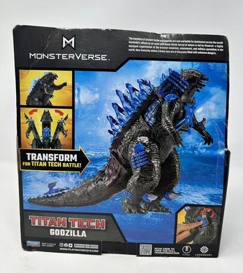 Уцінка Ігрова фігурка з трансформациєю Titan Tech Godzilla (20 см) Godzilla vs. Kong Playmates 34931