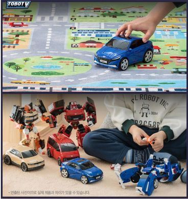 Робот-трансформер S5 New Smart Tobot Y автомобиль Hyundai Avante Young Toys 301163
