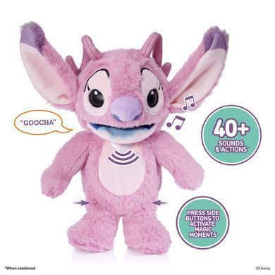 Уцінка інтерактивна м'яка іграшка Стіч Янгол Real FX Stitch Disney Angel Palm Puppetronic DIS-1038