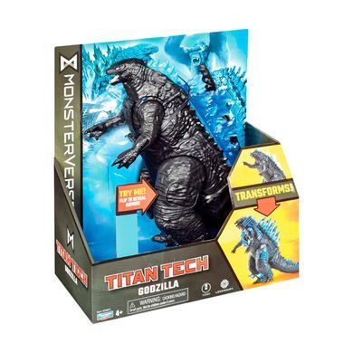 Уцінка Ігрова фігурка з трансформациєю Titan Tech Godzilla (20 см) Godzilla vs. Kong Playmates 34931