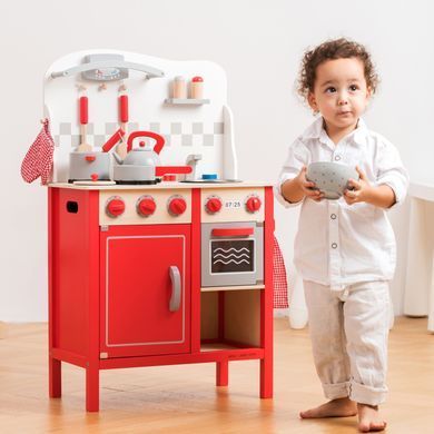 Іграшкова кухня Bon Appetit DeLuxe RED New Classic Toys