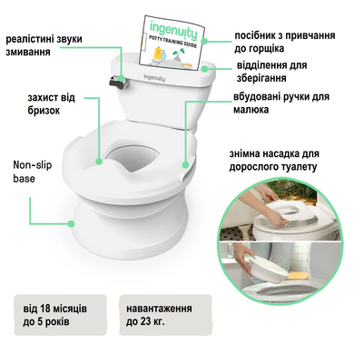 Детский горшок-унитаз Ingenuity My Size Potty Pro 11124