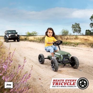 Детский велокарт Berg JEEP Buzzy Sahara 24.30.12.00 зеленый