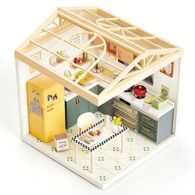 Конструктор-румбокс Кухня Dreamy Bay Scene Mini House 8005 с LED-подсветкой