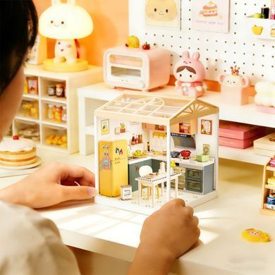 Конструктор-румбокс Кухня Dreamy Bay Scene Mini House 8005 с LED-подсветкой