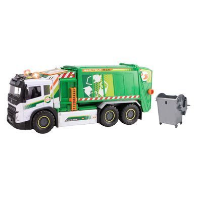 Машинка сміттєвоз Volvo (57 см) з підйомним механізмом Giant Garbage Truck Dickie Toys 3749040 світло, звук