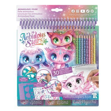 Набор для творчества Скетчбук Звездные друзья Creative Sketchbook - Animoulous Fever Nebulous Stars 11141