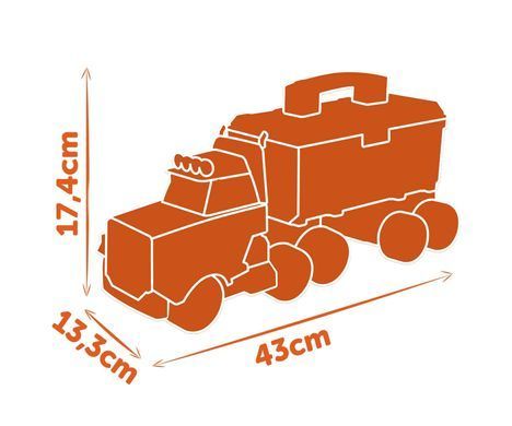 Ігровий набір Black+Decker Bricolo Вантажівка з інструментами Smoby 7600360941