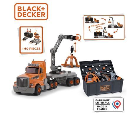 Ігровий набір Black+Decker Bricolo Вантажівка з інструментами Smoby 7600360941