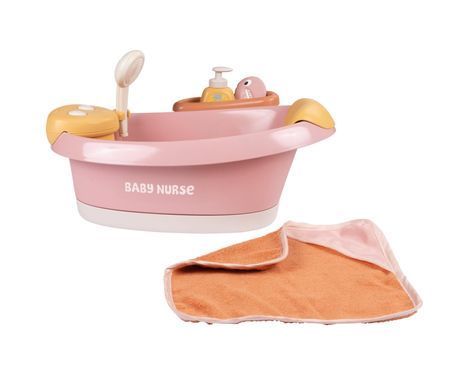 Ванночка для куклы Baby Nurse Smoby 7600220386 с гидромассажем, душ, свет