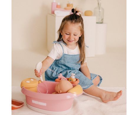 Ванночка для куклы Baby Nurse Smoby 7600220386 с гидромассажем, душ, свет