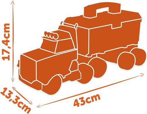Ігровий набір Black+Decker Bricolo truck Вантажівка з інструментами та викруткою Smoby 7600360941