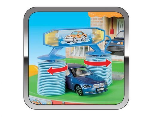 Игровой набор гараж два уровня (1:43) с машинкой Street Fire Auto Service Bburago 18-30039