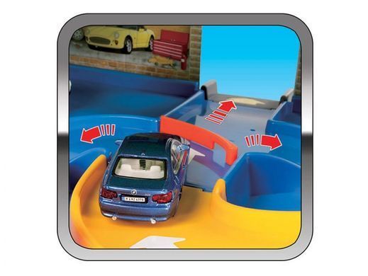 Игровой набор гараж два уровня (1:43) с машинкой Street Fire Auto Service Bburago 18-30039
