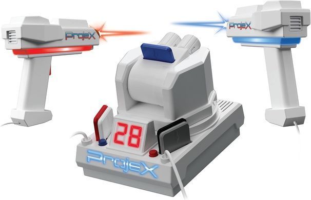 Проекційна аркадна гра з двома бластерами Проектор Laser X ProjeX Projecting Game Arcade Animated NSI 52613