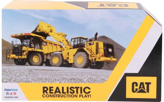 Уценка. Бульдозер CAT Construction Fleet Bulldozer Строительная бригада (25 см) Funrise 82022F