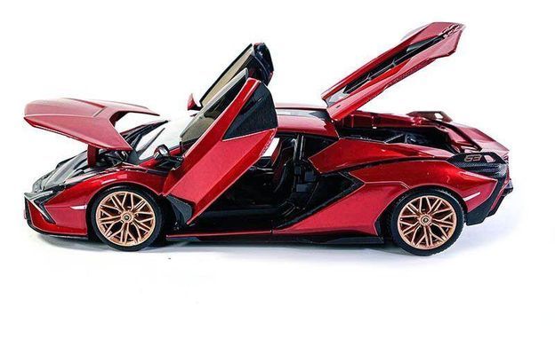 Уцінка Металева машинка (1:24, 20 см.) Lamborghini Si&aacute;n FKP 37 Bburago 18-21099 в асортименті