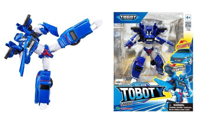 Робот-трансформер S5 New Smart Tobot Y автомобиль Hyundai Avante Young Toys 301163