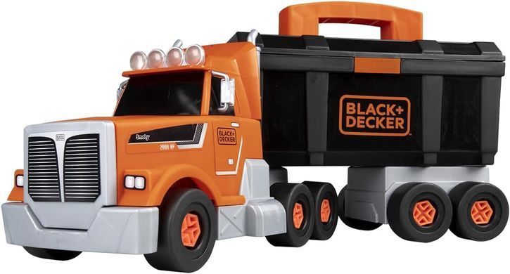 Ігровий набір Black+Decker Bricolo truck Вантажівка з інструментами та викруткою Smoby 7600360941