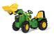 Детский педальный трактор с передним ковшом X-Track John Deere 840R Rolly Toys 651047