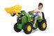 Детский педальный трактор с передним ковшом X-Track John Deere 840R Rolly Toys 651047