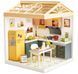 Конструктор-румбокс Кухня Dreamy Bay Scene Mini House 8005 с LED-подсветкой