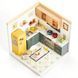 Конструктор-румбокс Кухня Dreamy Bay Scene Mini House 8005 с LED-подсветкой