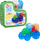 Сенсорний м'який конструктор Барвистий трактор Jelly Blox Tractor Vehicle Set Goliath 932945