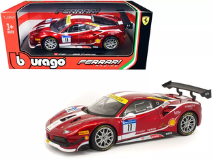 Металлическая машинка Ferrari 488 Challenge (1:24) Bburago 18-26308