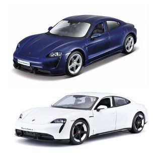 Металева автомодель (1:24, 19 см.) Porsche Taycan Turbo S Bburago 18-21098 в асортименті