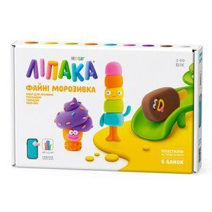 Набір пластиліну Ліпака Файні морозивка Lipaka 60056-UA01