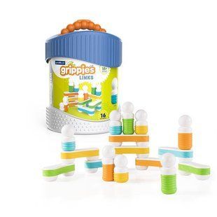 Магнитный конструктор Guidecraft Grippies Links, 16 деталей (G8317)
