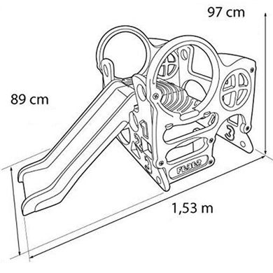 Игровой центр с горкой (100 см) Activity Center Feber 10247