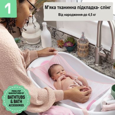 Детская ванночка 3 в 1 Comfy Clean Deluxe Ingenuity 17138