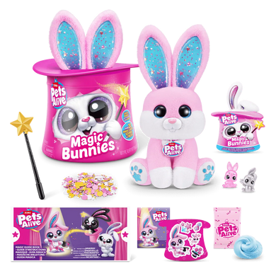 Інтерактивна іграшка Сюрприз Кролик-Чарівник Pets Alive S1 Magic Bunny Surprise Zuru 9549 в асортименті