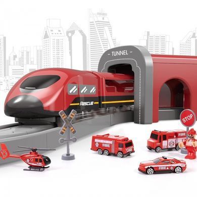 Железная дорога Локомотив пожарной службы Pendolino Woopie Toys 57444
