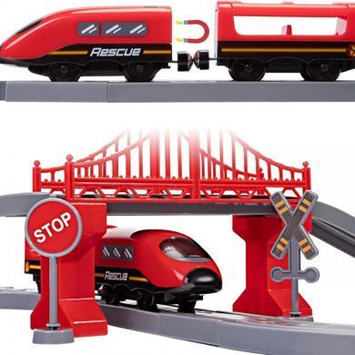 Железная дорога Локомотив пожарной службы Pendolino Woopie Toys 57444
